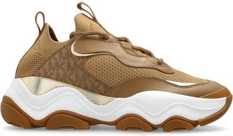 Michael Kors Atlas Sneakers - Dames - Sneakers - Bruin - 38 EU - Leer - Schoenen