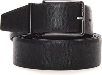 HUGO BOSS B-Icon-Gb 35 Riem - Heren - Riemen - Zwart - ONE Size - Leer - Accessoires