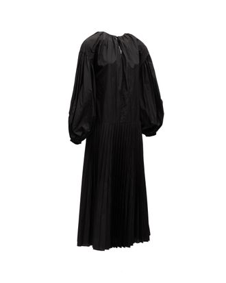 Valentino Garavani Pleated Evening Dress - Black