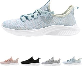 Generic Womens Running Shoes Breathable Mesh Trainers Lightweight and Comfortable Walking Shoes Outdoor Sporty Gym Sports Shoes Running Non-Slip Leisure Shoes