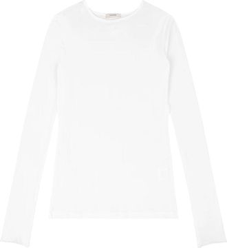 Entire studios Sheer Long Sleeve Bianco
