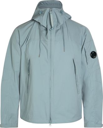 C.P. Company Hooded Pro-tek Shell Jacket - Silver - XL
