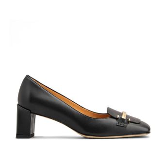 Tod's Tods, Pumps, female, Black, Size: 11 US Black Slip-On Block Heel Shoes