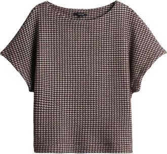 OPUS Dames, Blouses & Shirts, Bruin, Maat: 2XL