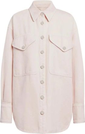 Dondup Camicia over in bull - Dames - Overhemden - Roze - M - Overhemden