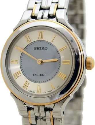 Seiko gold Plated Stainless Steel Wristwatch (Pre-Owned)