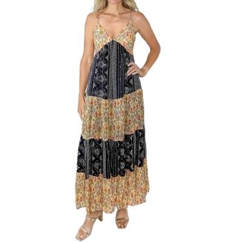Verb Arielle Dress In Yellow/black