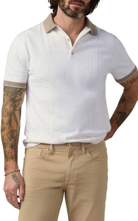 Joe's Cotton Blend Tennis Polo in White at Nordstrom, Size Xx-Large