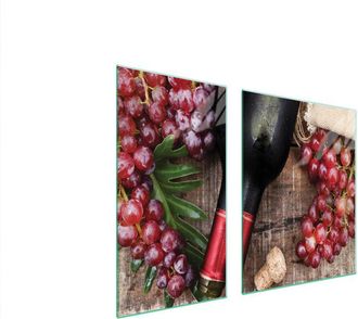 OEM Placa Protectora De Vidrio Para Estufa 90x52 Vino