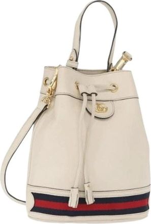 Gucci Bolso de hombro tipo cubo Pre-owned Vintage - Pre-owned - Mujer - Blanco - ONE SIZE