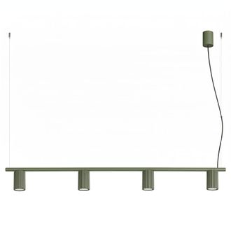 Sollux Lighting Ara&ntilde;a verde oliva aluminio alt. 212 cm