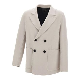 Paltò Double-Breasted Coats, male, Beige, Size: 2XL AntonelloDB Jacket