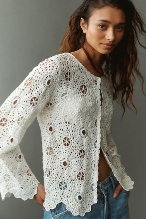 NVLT Crochet Knit Jacket