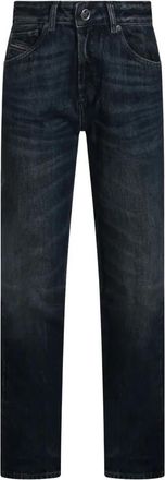 Diesel Katoenen Jeans - Dames - Regular Fit Jeans - Blauw - W25 - Katoen - Jeans