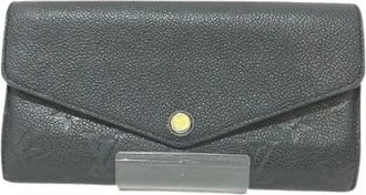 Louis Vuitton Pre-owned Wallets, male, Black, Size: ONE SIZE Pre-owned Portefeuille Sarah Monogram Empreinte Long Wallet