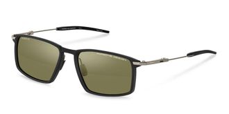 Porsche Design P86006 Polarized A427 Mens Sunglasses Black Size 56