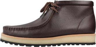 Clarks Wallabee Scout - Heren - Veterlaarzen - Bruin - 42 EU - Leer - Schoenen