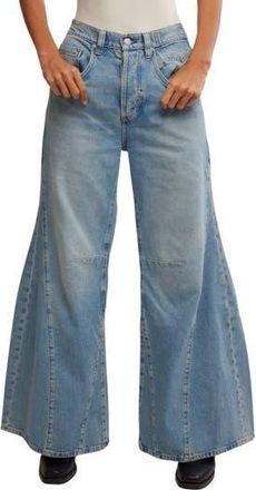 Free People Eden High Waist Slouchy Flare Jeans in Fast Forward at Nordstrom Rack, Size 27