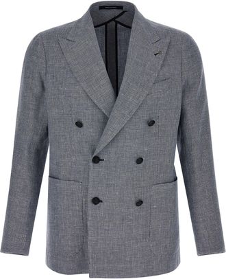 Tagliatore Linen Mens Blazer