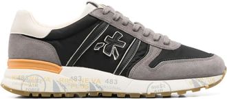 Premiata Multicolor Lander Nylon Suede Panels Sneakers