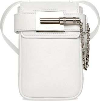Amiri Mini Amp Crossbody Bag In White