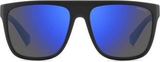 Polaroid PLD 2162/S Polarized 0VK/5X Mens Sunglasses Black Size 56