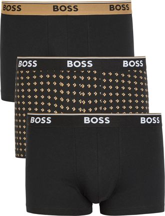 BOSS Boss Stretch-cotton Boxer Briefs - set of Three - Beige - XL