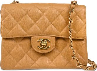 Chanel Borsa a spalla Classic Flap mini 2005 - Toni neutri