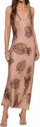 L'agence The Akiya Tank Dress In Hazelnut