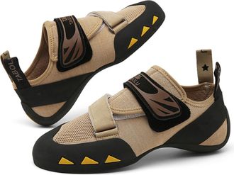 Generic Unisex Wear-Resistant Rock Climbing Shoes for Beginners Professional Climbers - Lightweight Rock Climbing Sneaker (Brown,7.5)