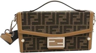 Fendi Pre-owned Vintage Crossbody Bag - Dames - Vintage Schoudertas - Bruin - ONE Size - Vintage