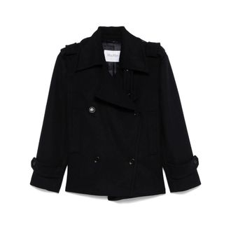 Max Mara Outerwears Blu-Donna