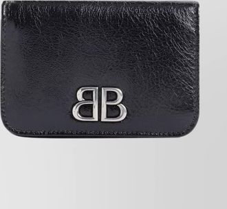 Balenciaga lamb leather card holder