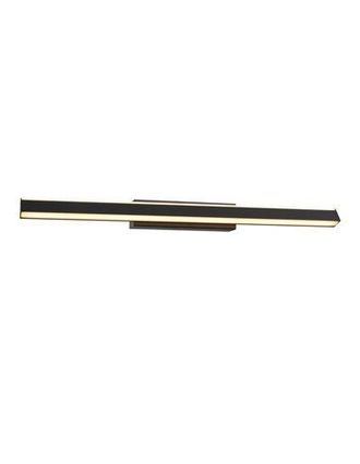Mantra Mantra Aplique De Pared Led Lineal Con Luz Arriiba Y Abajo, 22w 3000k Negro