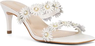 Dune London Maltas Kitten Heel Slide Sandal in White at Nordstrom, Size 11Us