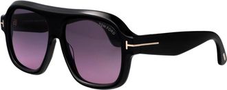 Tom Ford Rhonda-02 Zonnebril - Dames - Zonnebrillen - Zwart - 56 MM - Accessoires