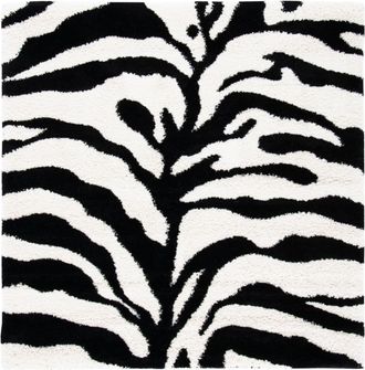 Safavieh Alfombra Marfil/Negro 122 X 122 cm