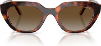 Vogue Sunglasses Vo5711 S W656 T5 Dark Brown/Brown Women Polarized