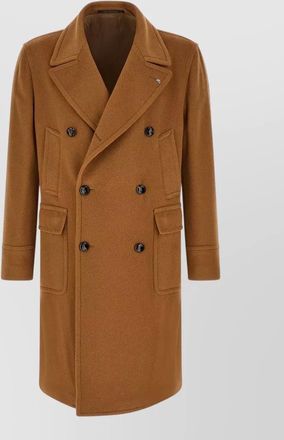Tagliatore cashmere double-breasted coat