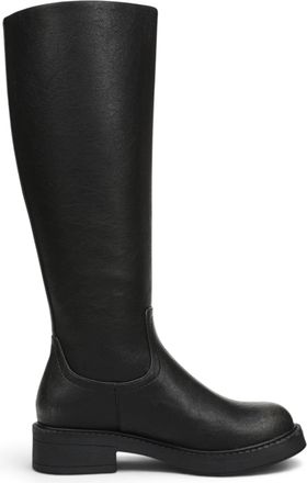 Blowfish Womens Black Faux Leather High Riding Boots - Venice Tall