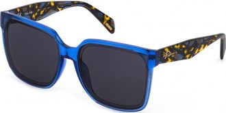 Police Womens SPLC23E 61 61097D Sunglasses - Blue - One Size
