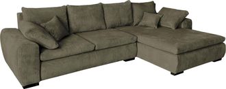 HOME AFFAIRE Ecksofa »Cara Mia L-Form, B: 325 cm« mit 4 Zierkissen, optional Bettfunktion & Bettkasten