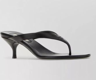 Miu Miu leather thong sandals