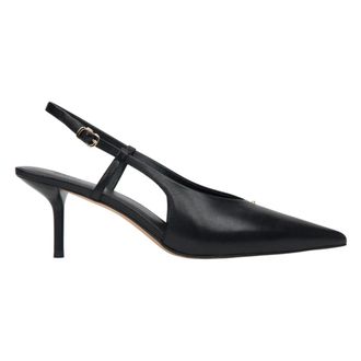 Estro & Luminara Pumps, female, Black, Size: 6 US Pointed Toe Slingback Pumps