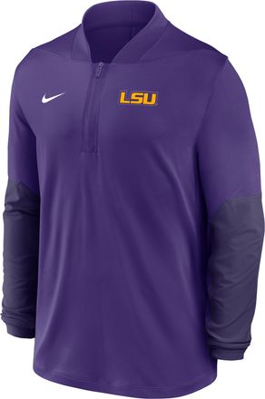 Nike LSU Nike Mens Dri-FIT College 1/2-Zip Top in Purple | 03BA0CLQLSN-UCQ
