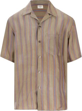 Saint Laurent Striped-pattern Chest-pocket Shirt