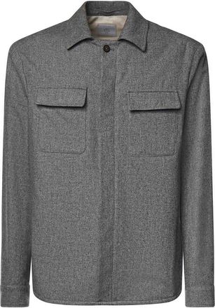 Eleventy Wool Blend Overshirt