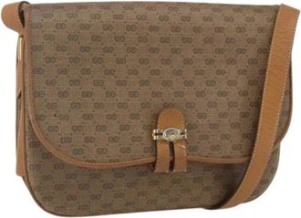 Gucci Pre-owned Plastic Cross Body Bag - Dames - Vintage Schoudertas - Beige - ONE Size - Vintage