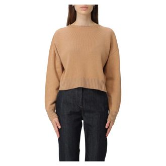 Twinset Truien & Vesten, Dames, Bruin, S, Wol, Stijlvolle Sweaters voor een Chic Look
