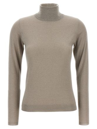 Brunello Cucinelli Sparkling Sweaters And Cardigans Beige